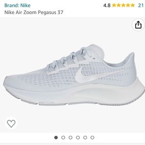 Nike Air Zoom Pegasus 37 Pure Platinum/Metallic Silver/Wolf Grey